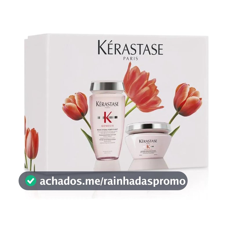 Kit Kérastase Genesis - Shampoo Hydra 250ml + Máscara 200g
