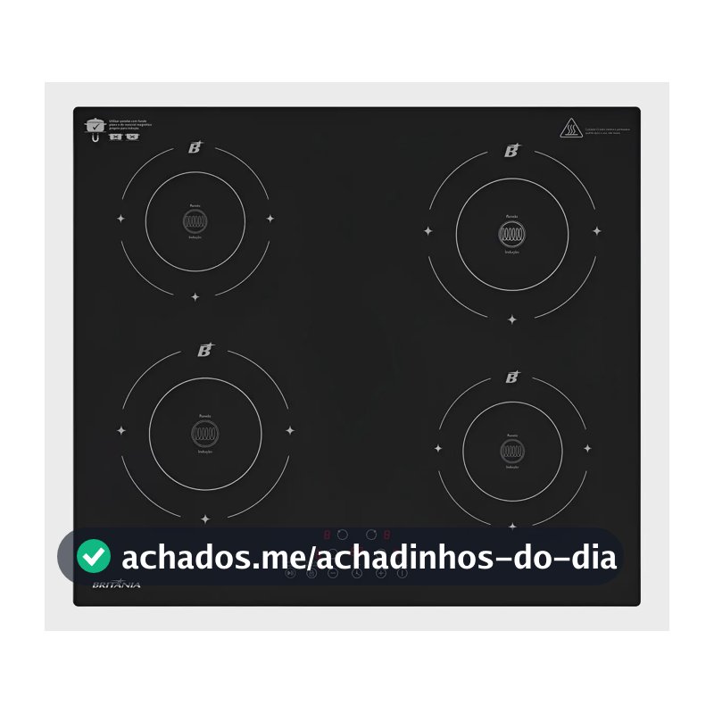 Cooktop De Indução Britânia 6000w Bcte40a