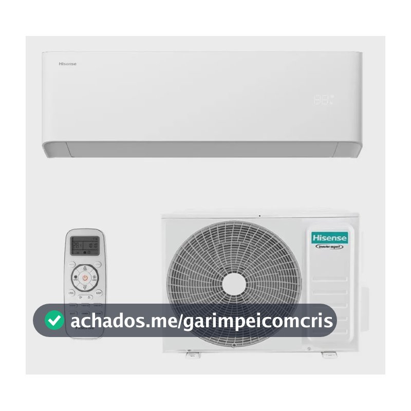 Ar Condicionado Hisense Hi-efficiency 9.000 Btus Frio Branco As-09tw2rlc00c