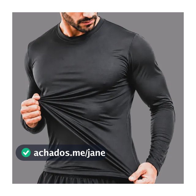 Camisa Manga Longa Uv 50 Proteção Mascunino Sol Segunda Pele