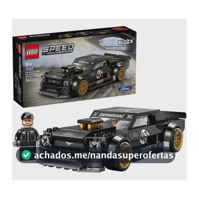 Lego 65 Ford Mustang Hoonicorn V1 de Ken Block 77262 - 345 unidades 345 65 Ford Mustang Hoonicorn V1 de Ken Block