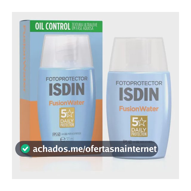 Isdin Fusion Water Sem Cor Fps60 30ml