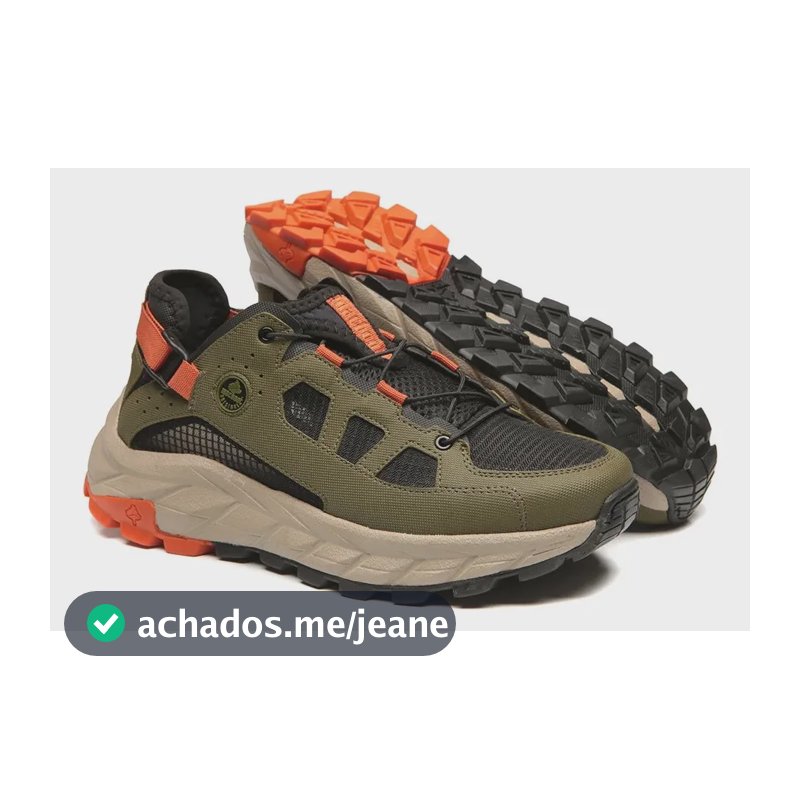 Tênis Adventure Macboot Mergulhão 05 Antiderrapante Trilha Verde 43 Br