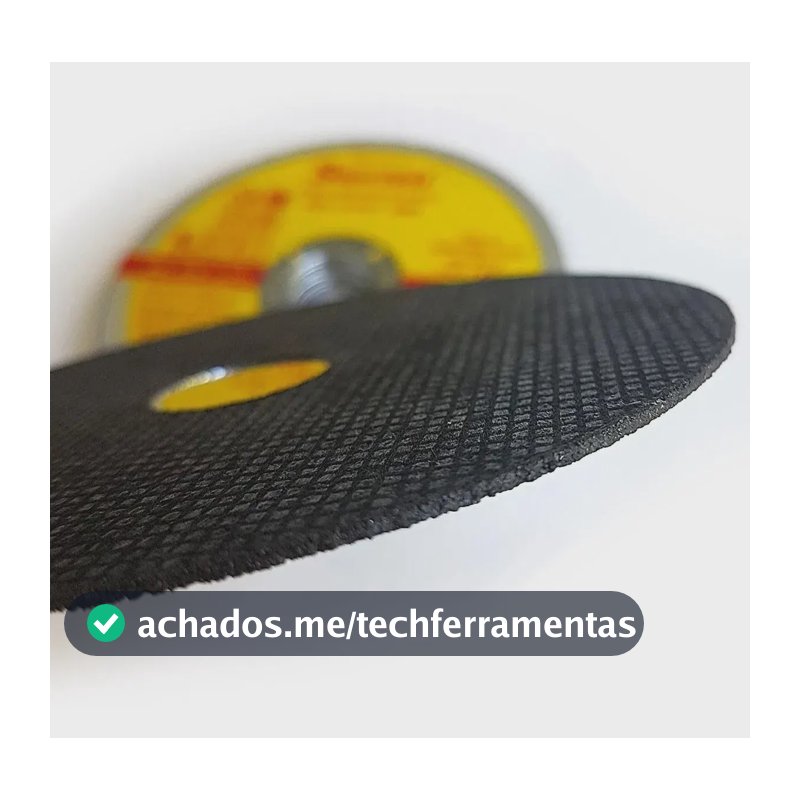48 Peças Disco De Corte Fino Aço Inox 4.1/2 Esmerilhadeira Cor Amarelo