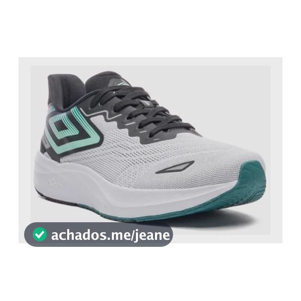 Tênis Umbro Masculino Pro 5 Trainer Unisex Branco/preto/verde Água Liso 40 Br