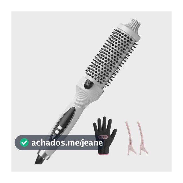 Escova modeladora/cacheadora Gokoco GD037 branco