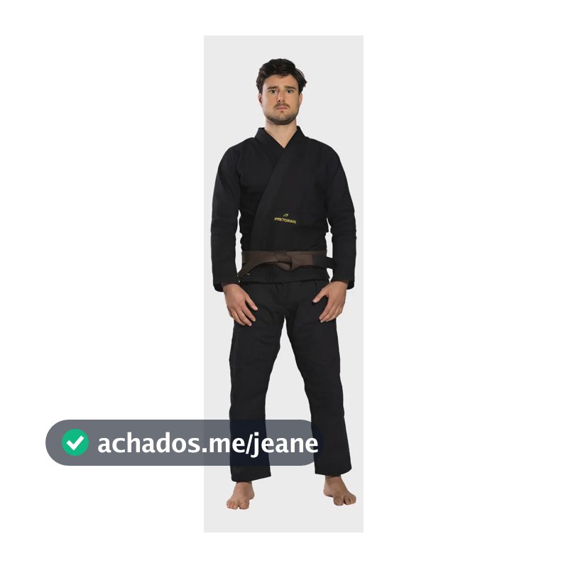 Kimono Pretorian First New Fight For Good 350g Preto Tamanho A1