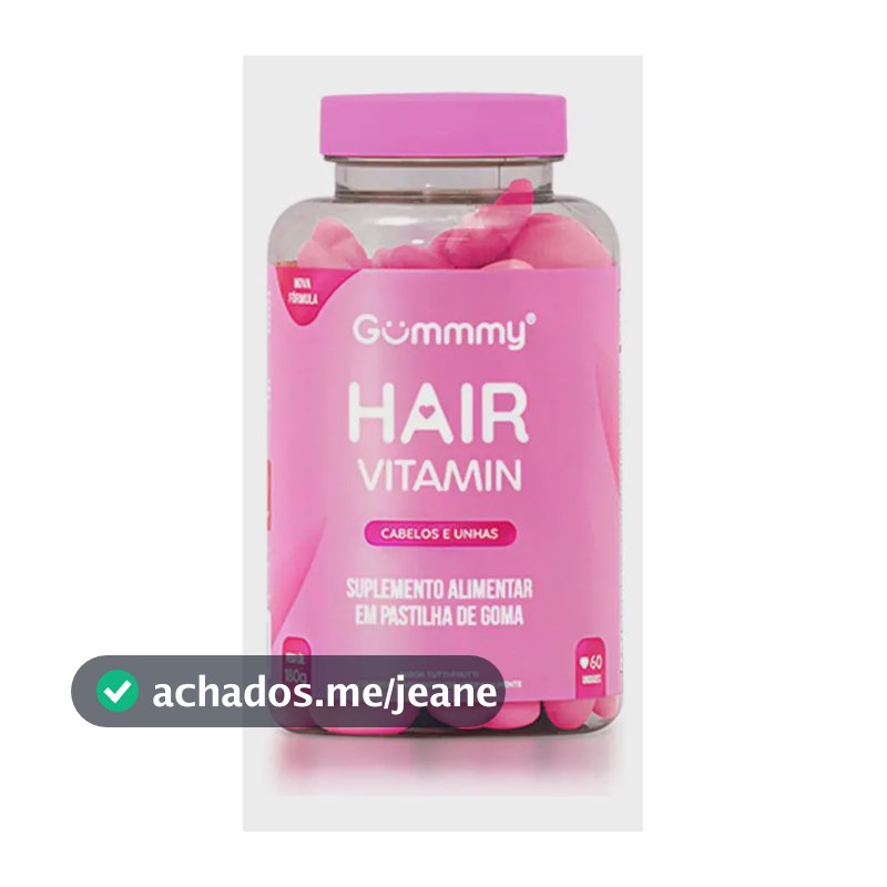 Gummy Hair Vitamin Tutti-frutti Cabelo Pele E Unhas Original Tutti Frutti