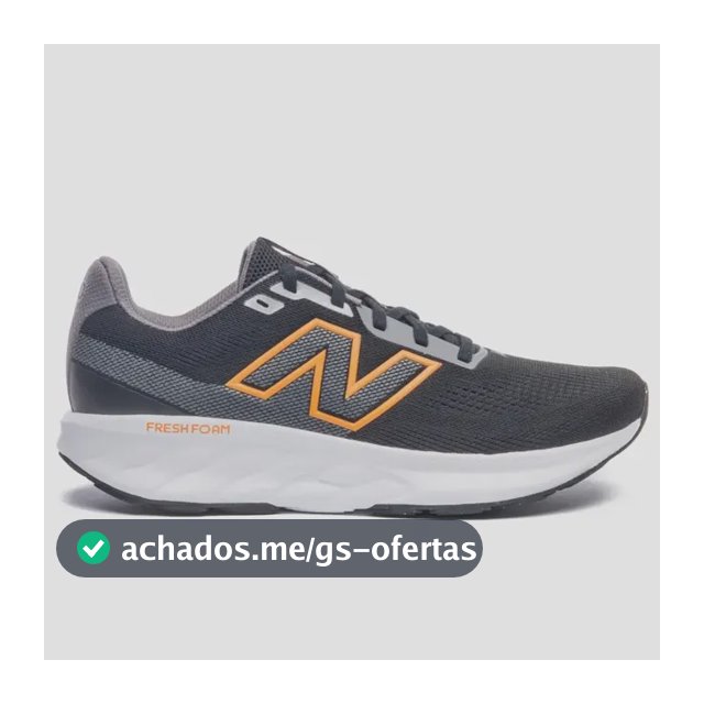 Tênis Esportivo Masculino Fresh Foam New Balance Liso