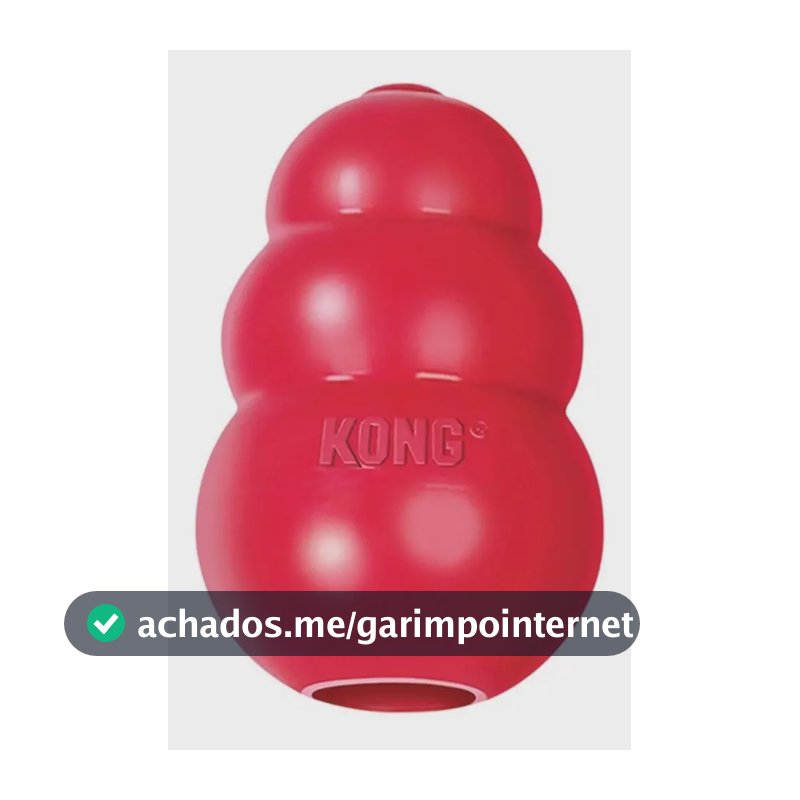 Brinquedo Kong Classic Recheável Para Cães Grande