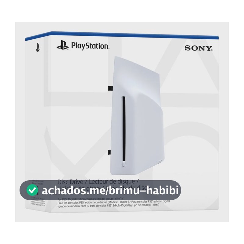Unidade De Disco Playstation 5 Slim Cor Branco