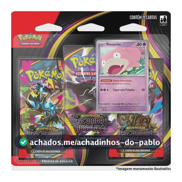 Blister Triplo Pokémon ME05 Escuridão Absoluta