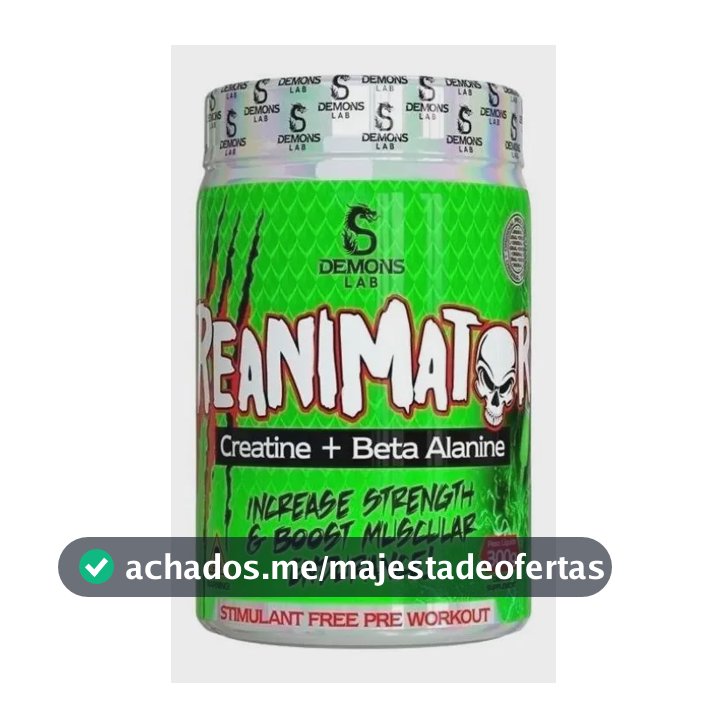 Reanimator Creatina + Beta Alanina 300g - Demons Lab Sem Sab Sem Sabor