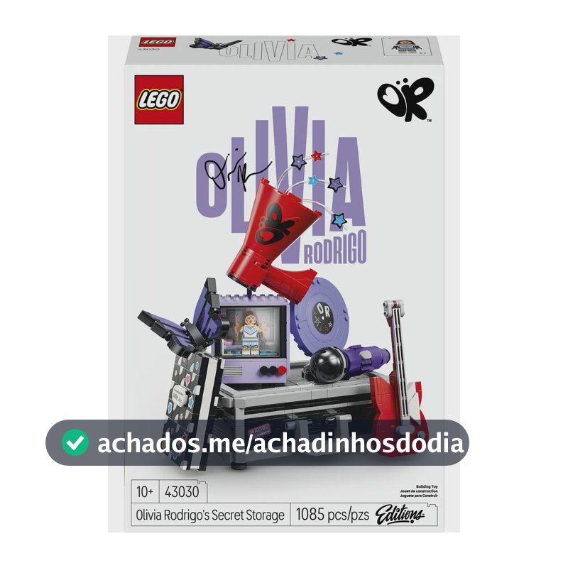 Lego Editions Music Armazenamento Secreto 43030 1085 Olivia Rodrigo