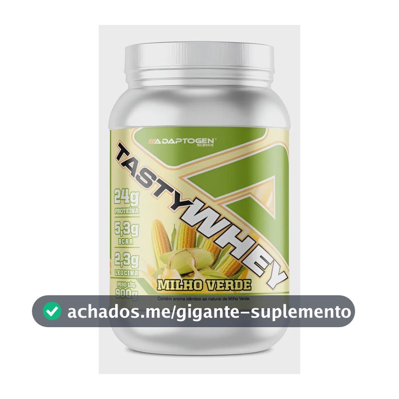Proteína Whey 3W Adaptogen 900g Sabor Milho Verde