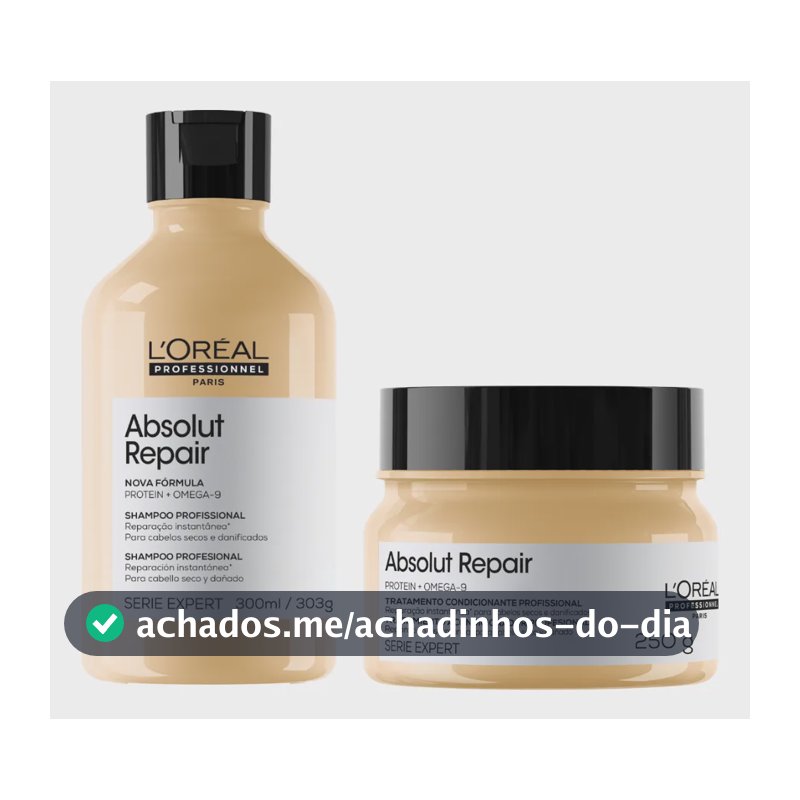 Kit Loréal Profissionnel Absolut Repair Shampoo E Máscara