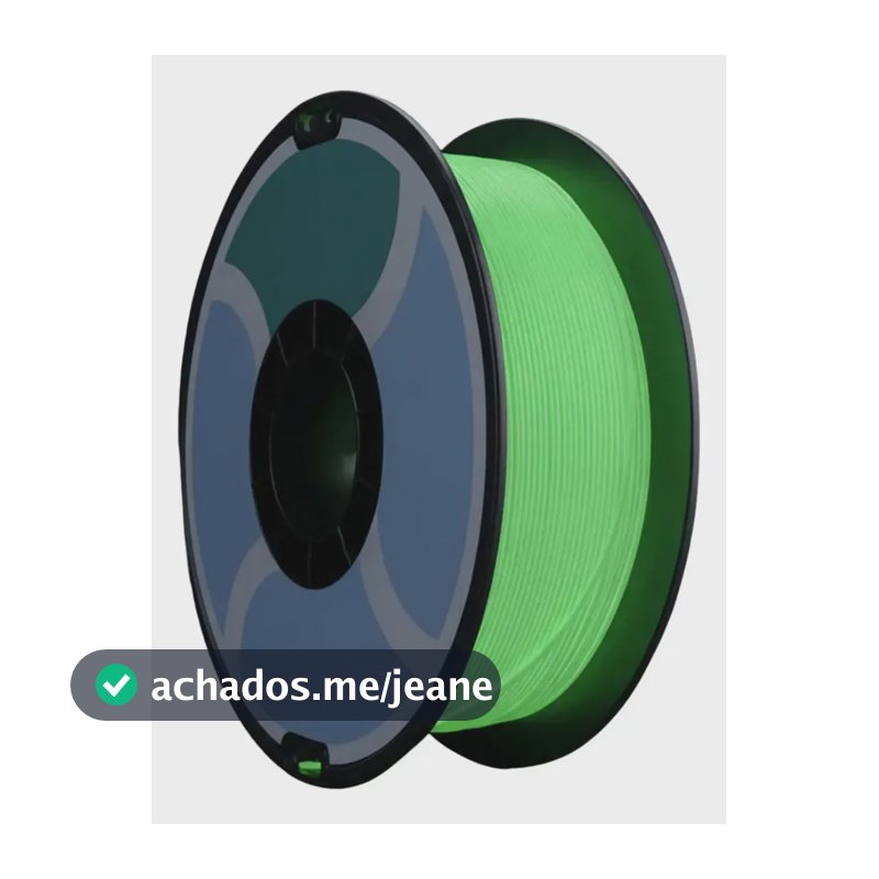 Filamento Pla Fosforescente 1kg Masterprint Verde-claro