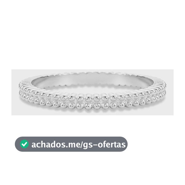 Anel Life Duplo Bolinhas Em Prata 925 16