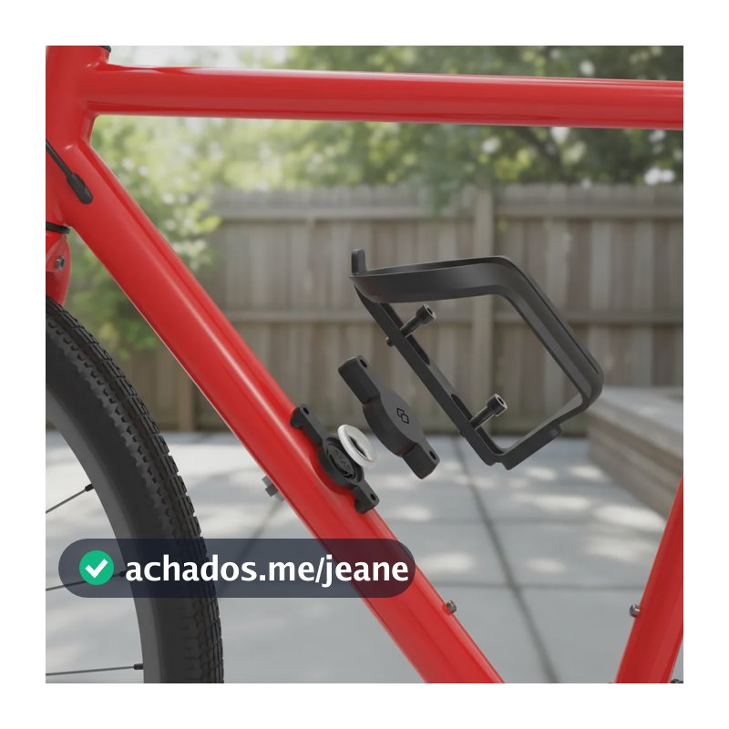 Suporte P/ Rastreador Bicicleta Compátivel C/ Airtag Apple. Preto