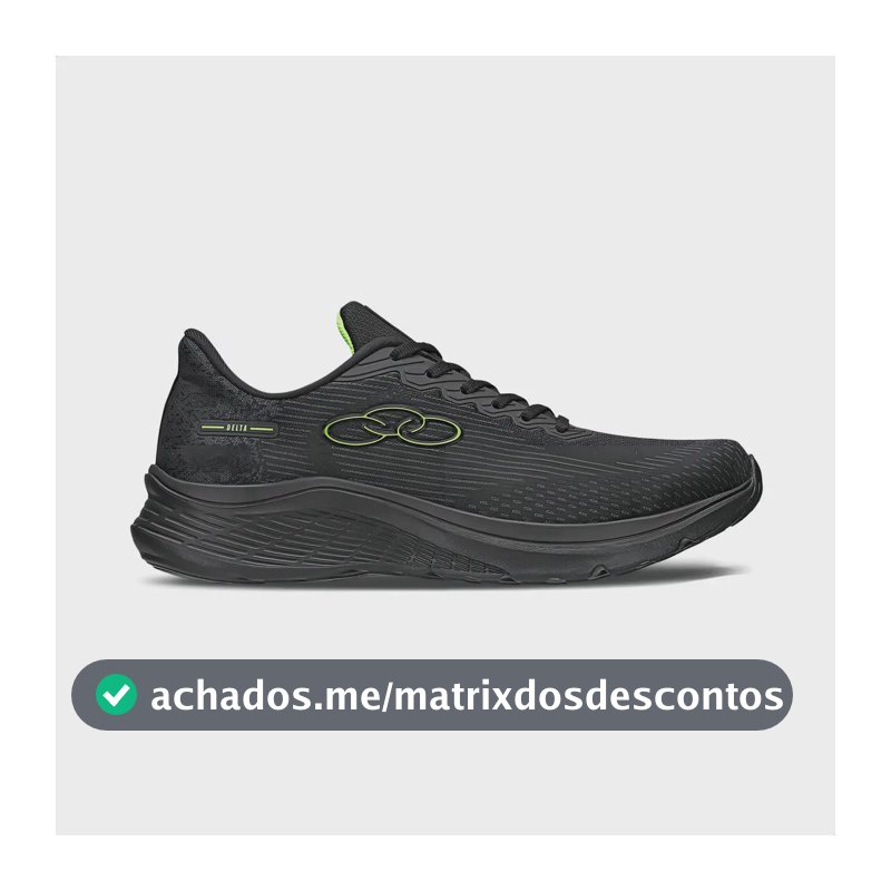 Tênis Esportivo Masculino Delta Olympikus Liso