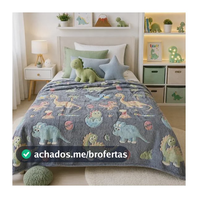Manta Magica Infantil Brilha No Escuro Fluorescente Cobertor