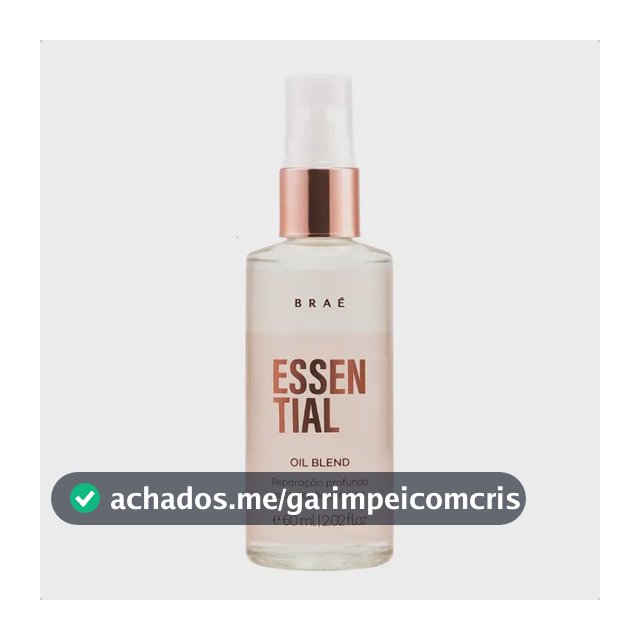 Braé Essential Oil Blend Reparação E Proteção Térmica 60ml