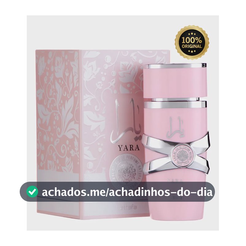 Perfume Árabe Feminino Yara Lattafa Eau De Parfum 100 Ml