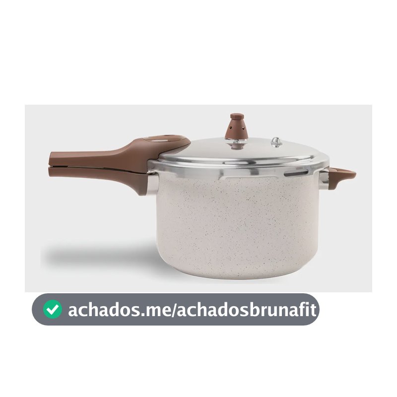 Panela Pressao Brinox Ceramic Pressure Indução 6,8l Vanilla