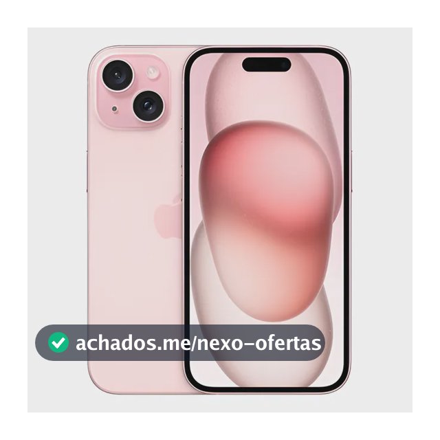 Apple iPhone 15 128 GB Cor rosa