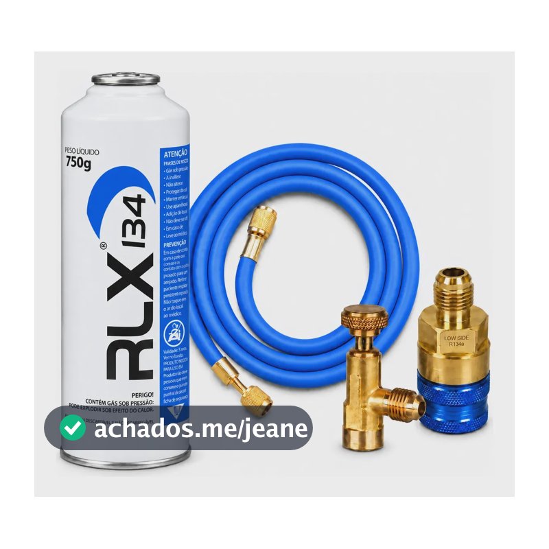 Kit Recarga 750g Ar Condicionado Automotivo + Aplicador