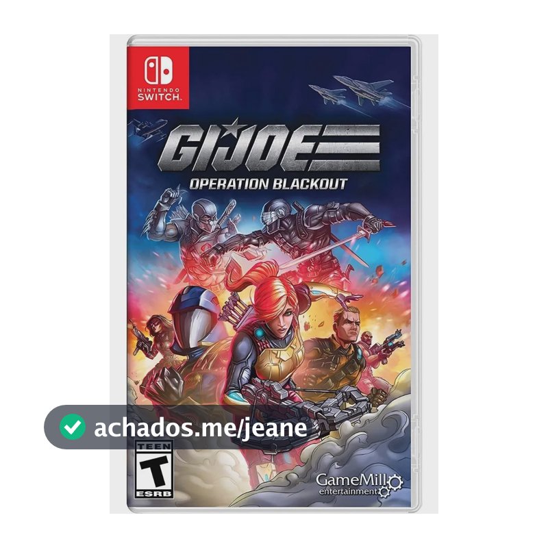 Jogo Gi Joe Operation Blackout para Nintendo Switch Fisico