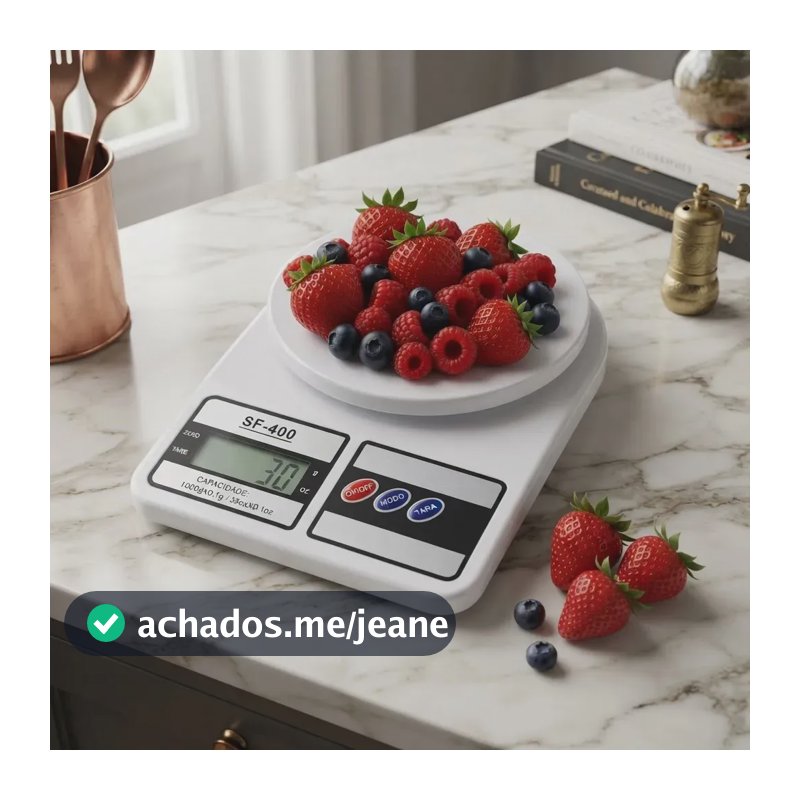 Balança Digital De Cozinha Precisão 10kg Dieta Fitness Chef