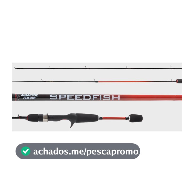 Vara Para Carretilha Speedfish C501 1,50m 2-6lbs - Albatroz Cor Vermelho