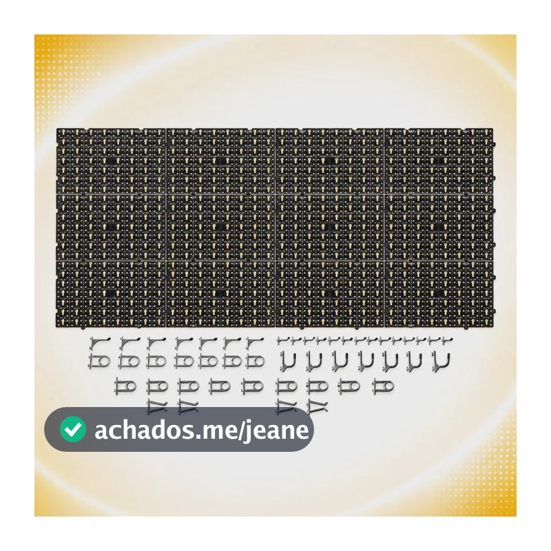 Painel Preto Plastico Parede Com 48 Ganchos Para Ferramentas