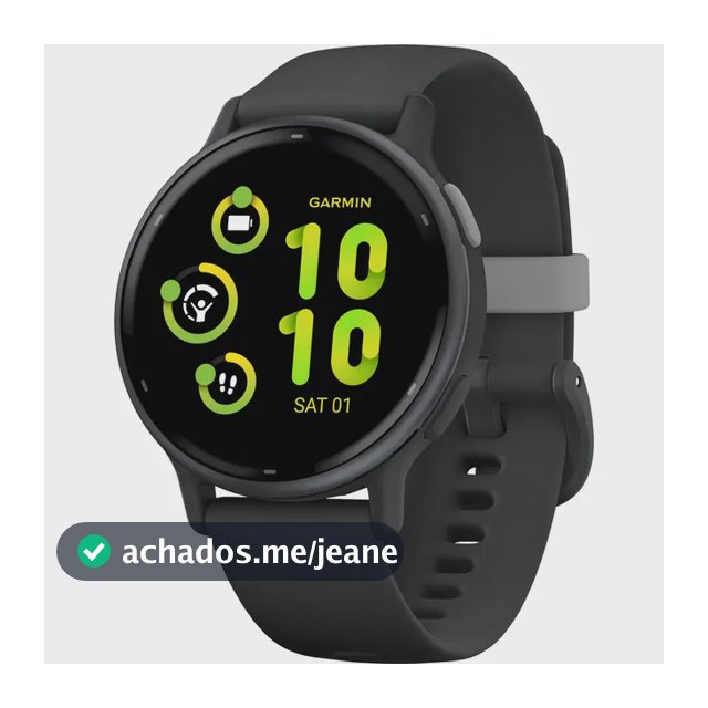 Relógio Garmin Vivoactive 5 Preto Com Pulseira De Silicone
