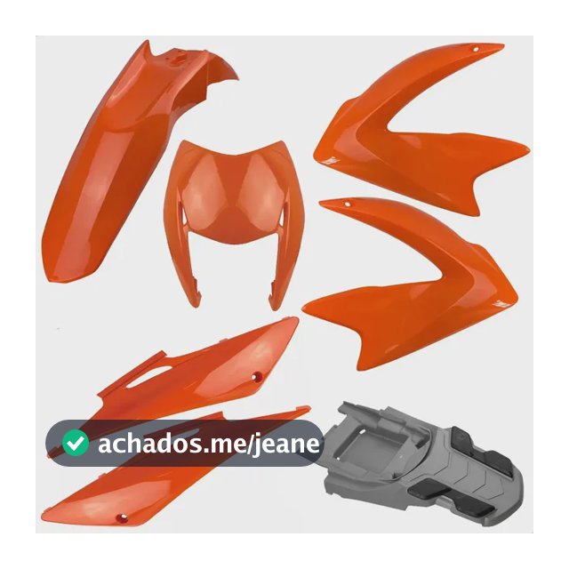 Kit Bros 150 Carenagem Nxr 2009 A 2012 Ks Es Esd Protork Laranja 2011