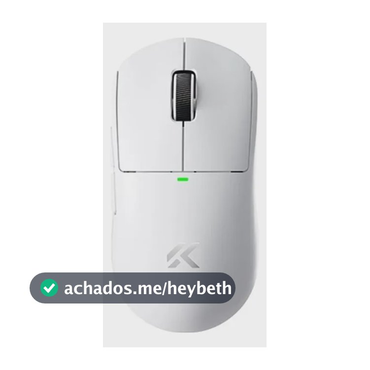 Mouse Gamer Mchose A5 V3 Ultra Sem Fio Paw3395 26k Dpi Branco
