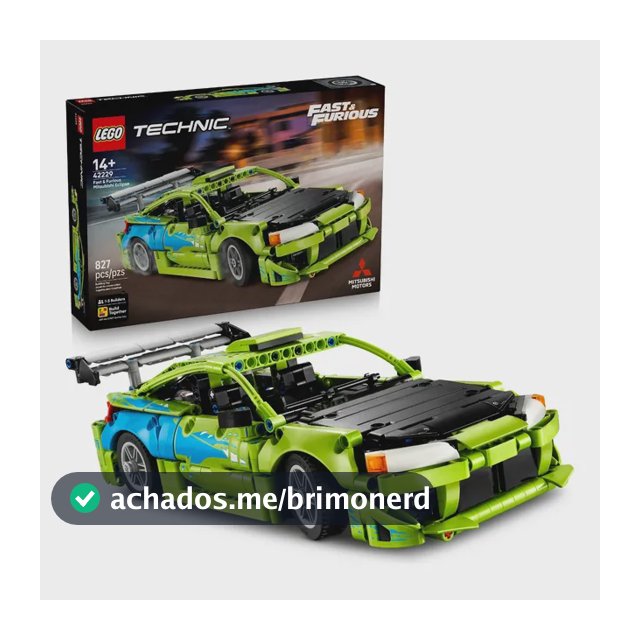 Lego Technic Carro Fast And Furious 42229 827 Mistubishi Eclipse