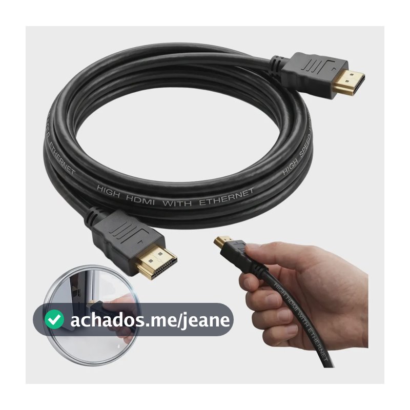 Cabo Hdmi 1 Metro 1m Resistente Tv Monitor Pc Barato 1080p