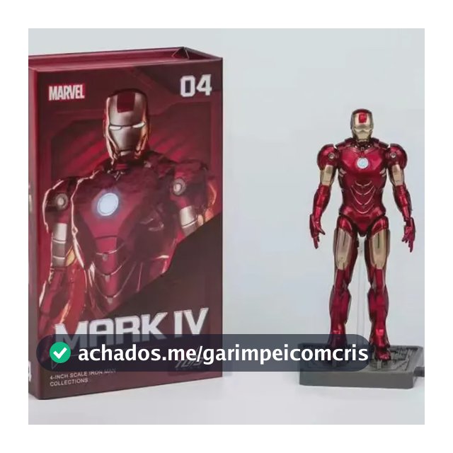 Boneco De Ação Marvel Iron Man Mark Iv 4 Em Modelo Colecioná