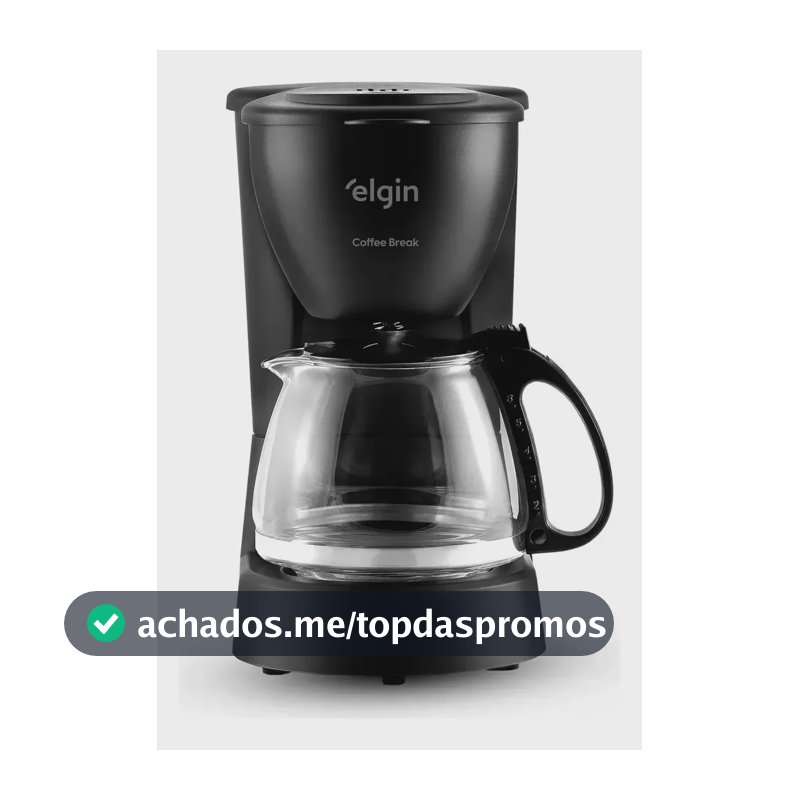 Cafeteira Elétrica 15 Xícaras Elgin Coffee Break Preta