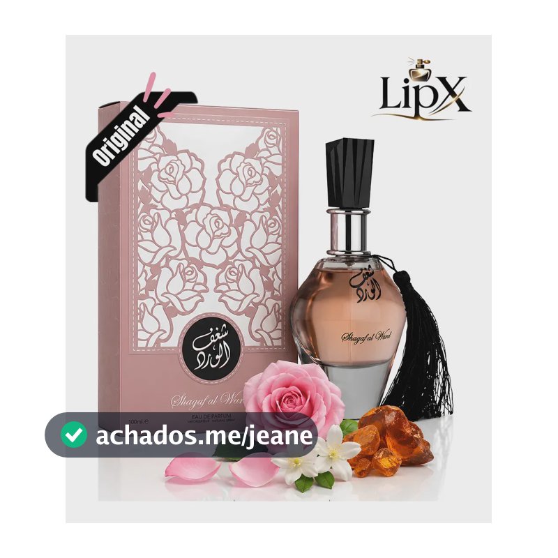 Perfume Arabe Shagaf Al Ward Feminino Edp 100ml