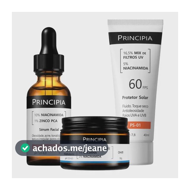 Principia Kit Uniformiza, Hidrata E Protege Fps 60