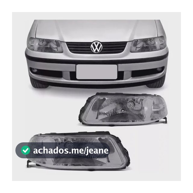 Farol Gol G3 1999 2000 2001 2002 2003 2004 Foco Simples