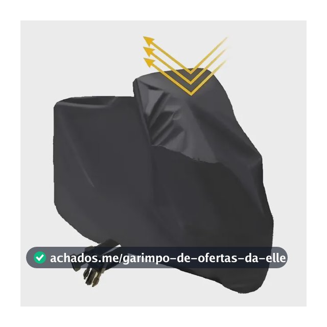 Capa Para Moto Forrada Impermeável Térmica Sol Chuva Lom