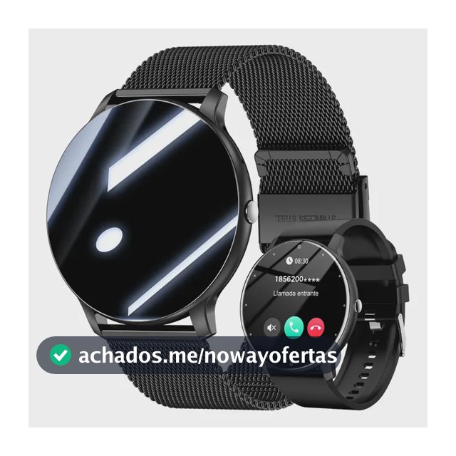Smartwatch Esportivo Masculina Relógio Inteligente Redondo