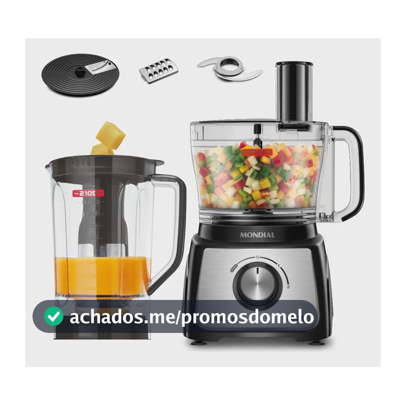 Multiprocessador Mondial MPN-01-B Preto 127V
