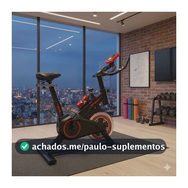 Bicicleta Spinning Maat Com Display E Sensor De Pulso Preto