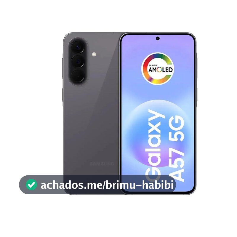 Celular Samsung Galaxy A57 5G 128GB, 8GB RAM, Câmera 50MP, IP68, Super AMOLED 6.7