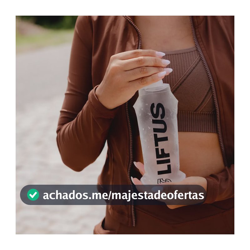 Garrafa Dobrável Liftus Soft Flask - Branco | 350ml Branco